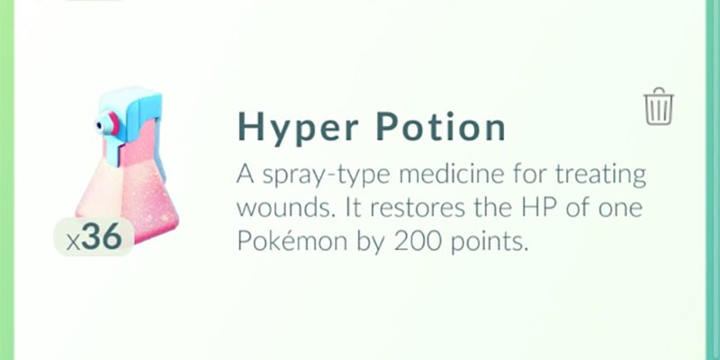pokemon go hyper potion