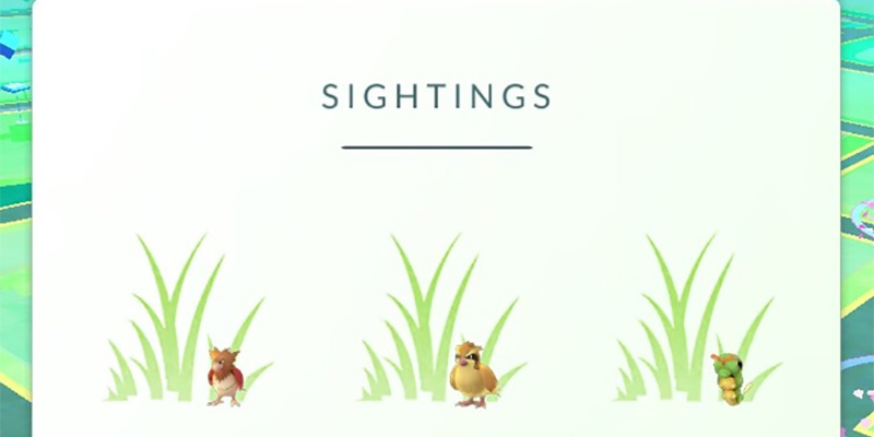 pokemon go sightings explained